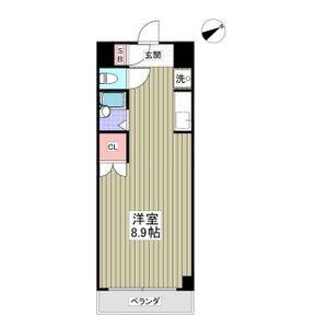 ANNEX(ワンルーム/3階)の間取り写真