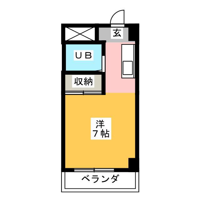 マルコーマンション(ワンルーム/5階)の間取り写真