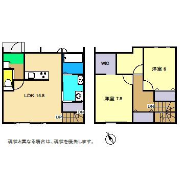 7.ZEBLAND南国(2LDK/1階)の間取り写真