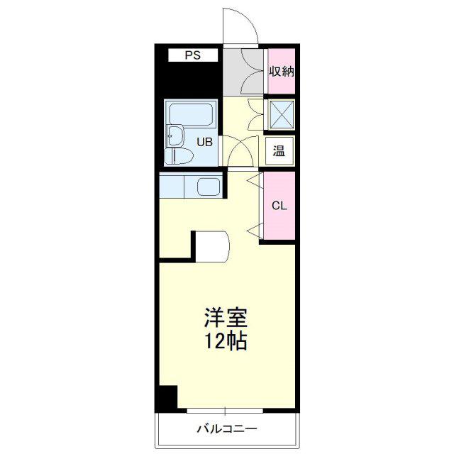 メゾン住吉(ワンルーム/2階)の間取り写真