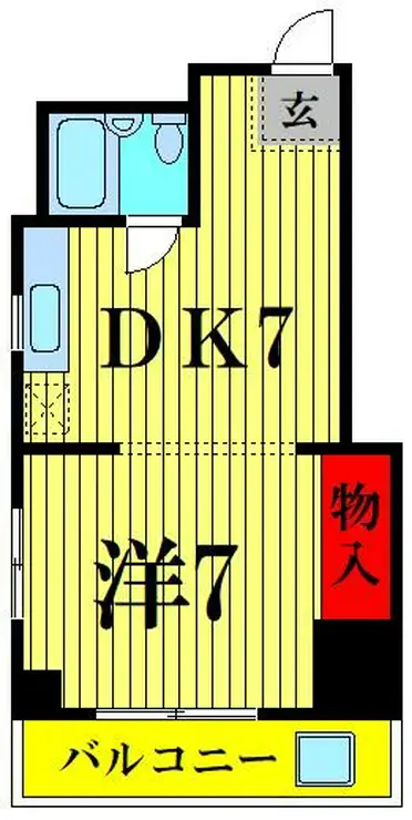 ハイツ錦糸町 7階階 間取り