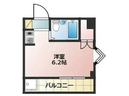 ボーテ日吉SUN(ワンルーム/2階)の間取り写真