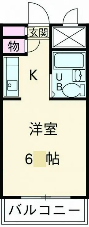 ウィンド津田沼 4階階 間取り