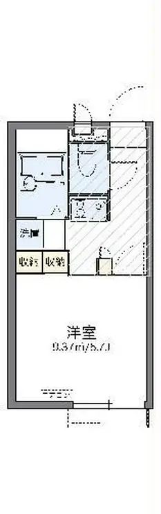 レオパレストリメゾン 2階階 間取り