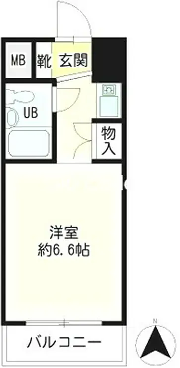 第52新井ビル 4階階 間取り
