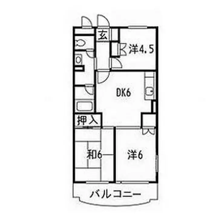 エポック旭野 1階階 間取り