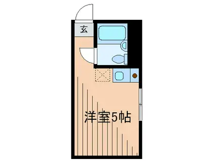 エクセレンス武笠(ワンルーム/1階)の間取り写真