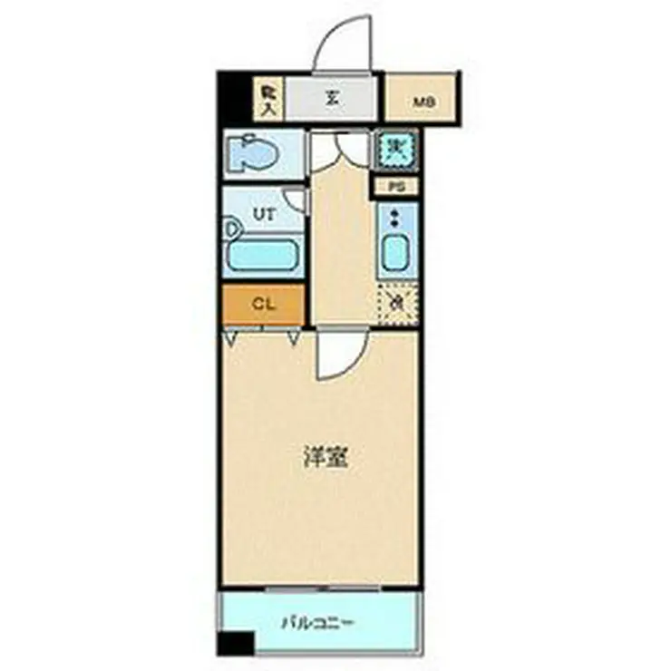 パレステュディオ池袋駅前 6階階 間取り
