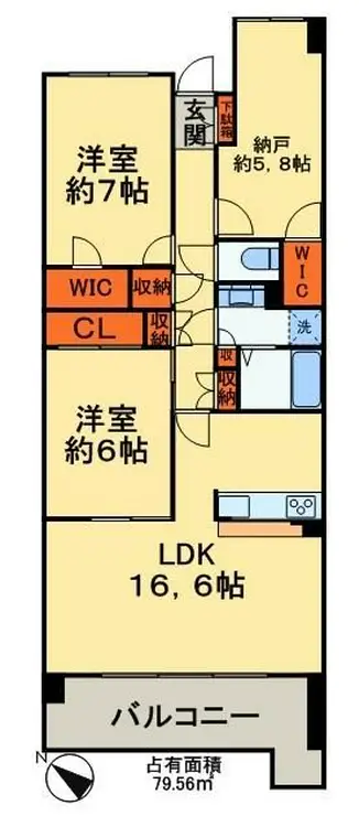 リーベスト西千葉 11階階 間取り