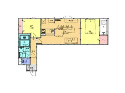 FSTYLE東港町(1SLDK/3階)の間取り写真