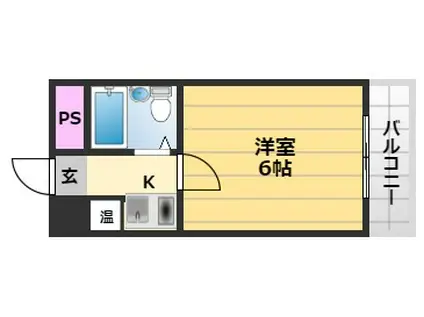 オンディーヌ(1K/2階)の間取り写真