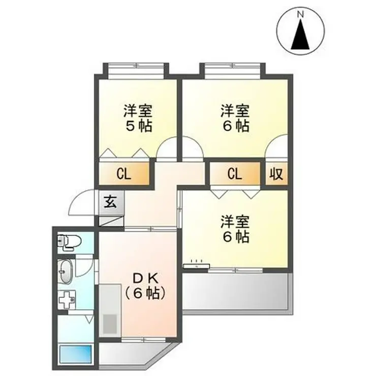 アムール 2階階 間取り