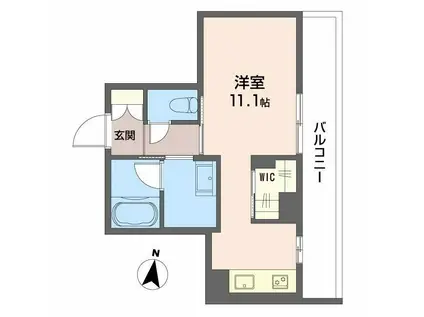 MAISON DE ASHLEY(ワンルーム/3階)の間取り写真