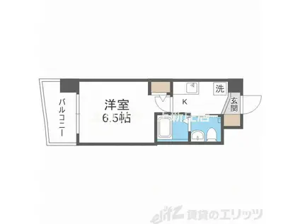 セレニテ福島プリエ(1K/3階)の間取り写真