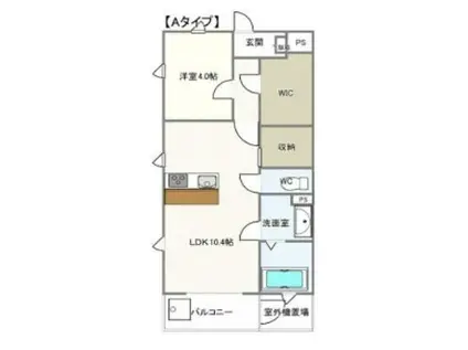 PHARAOH(1LDK/2階)の間取り写真