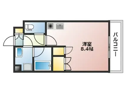 AVAT TSUKI(ワンルーム/3階)の間取り写真