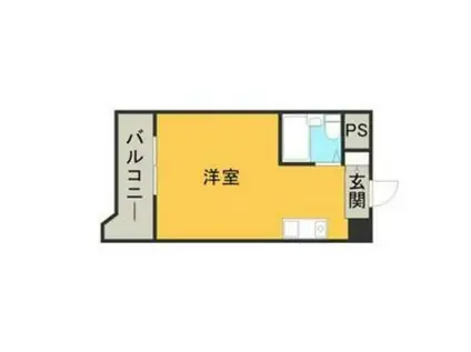 メゾン・ド・ミラージュ(ワンルーム/13階)の間取り写真