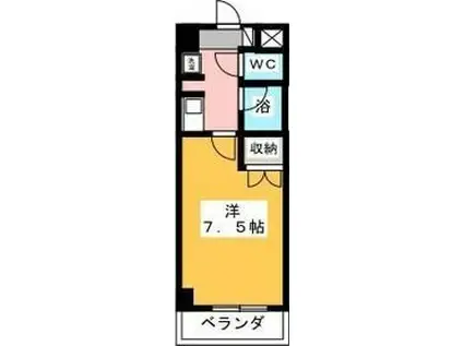 エクセル犬山(1K/3階)の間取り写真