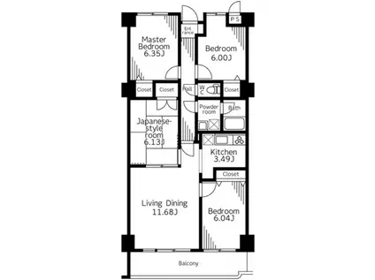 エルパラドール(4LDK/2階)の間取り写真