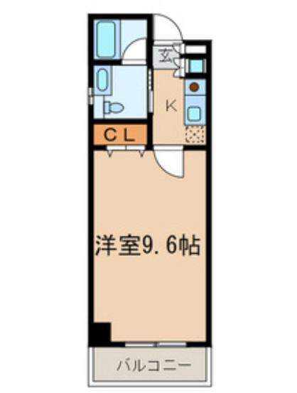 サンモールエイト小石川(1K/8階)の間取り写真