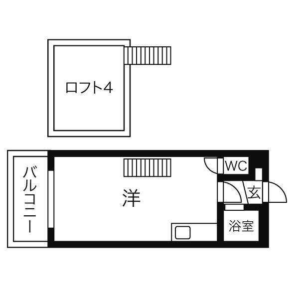第7AMS円山(ワンルーム/2階)の間取り写真