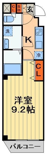 セレニテ ノブト(1K/5階)の間取り写真