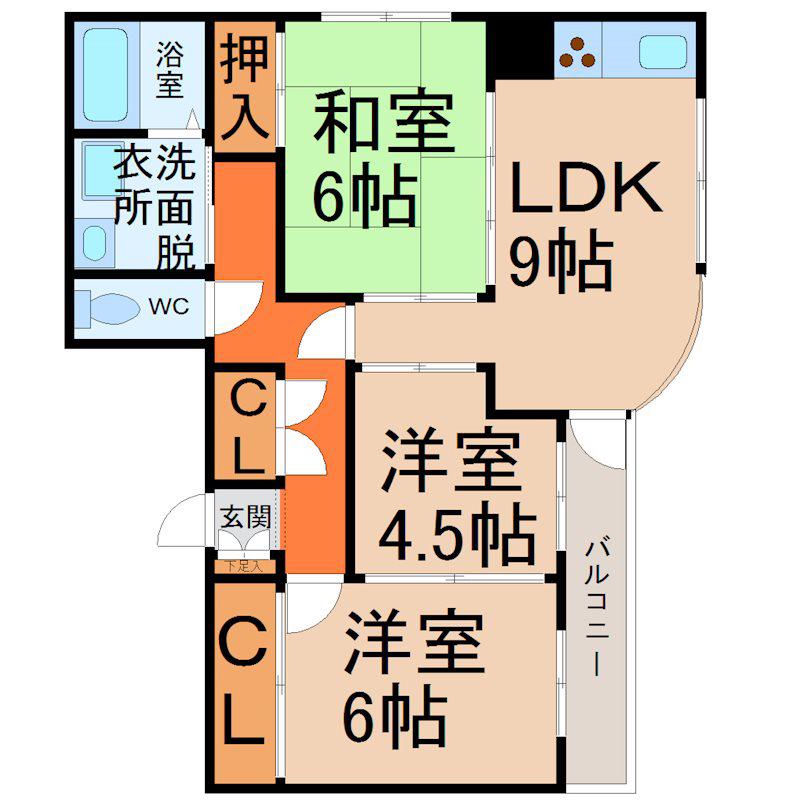 ANSWER 21(3LDK/2階)の間取り写真