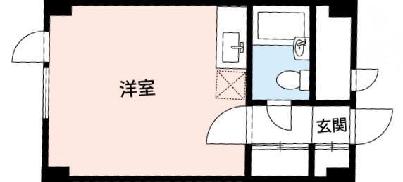 湯島アパートメントハウス(ワンルーム/4階)の間取り写真