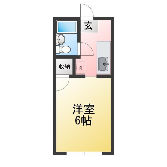 エポックエゲ5(1K/1階)の間取り写真