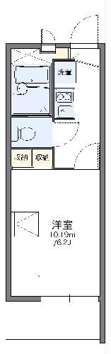 レオパレス希林館(1K/3階)の間取り写真