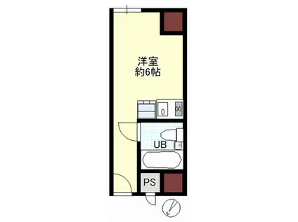 ブーゲンビリア新宿(ワンルーム/5階)の間取り写真