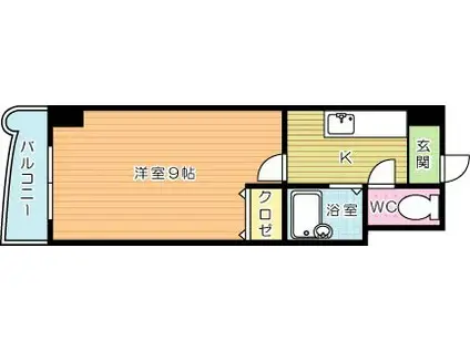 ロイヤルセンチュリー(1K/3階)の間取り写真