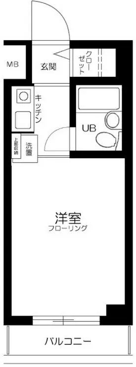 スカイコート下高井戸 8階階 間取り