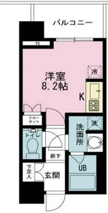 シティタワー新宿 18階階 間取り
