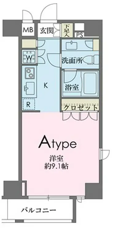 ドゥーエ南麻布 5階階 間取り