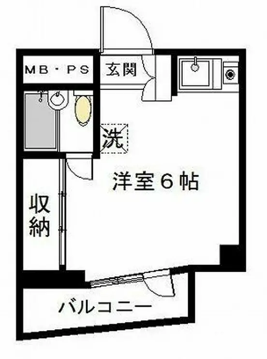 シェルハウス秀里 3階階 間取り