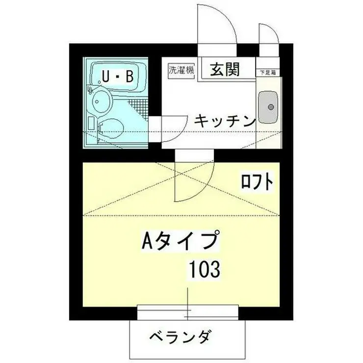 ジュネパレス松戸第156 1階階 間取り