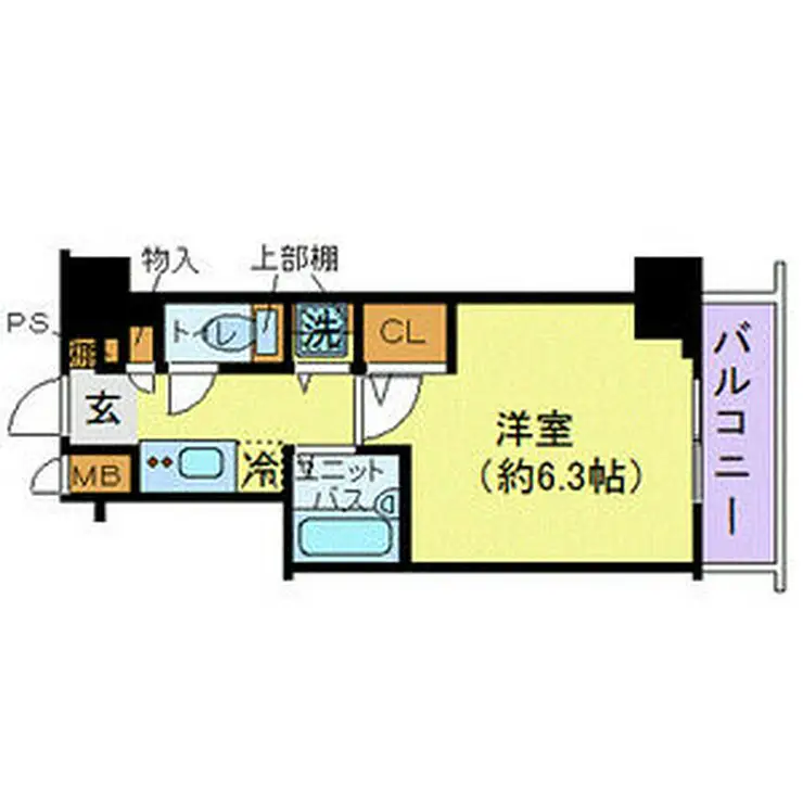 フェニックス西新宿弐番館 5階階 間取り