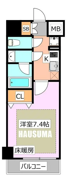 ユリカロゼ西新井 6階階 間取り