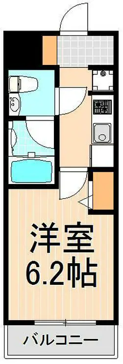 メインステージ北千住V 6階階 間取り