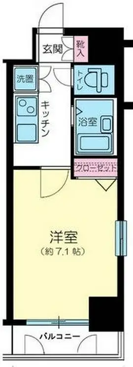 プレール日本橋弐番館 3階階 間取り