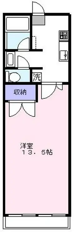 新所沢マンション 6階階 間取り