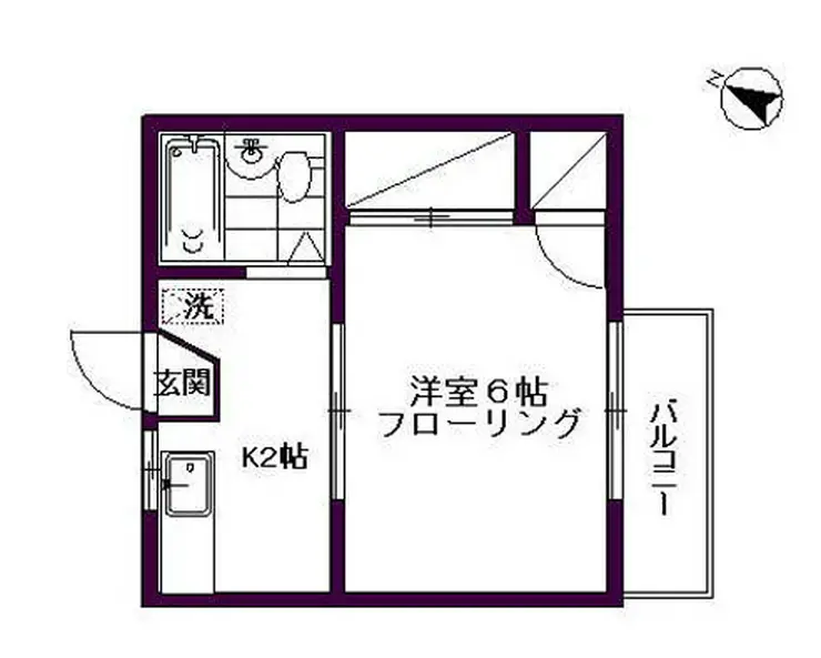 レピュートさくら 2階階 間取り