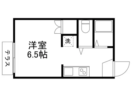 コア・ハニー(1K/1階)の間取り写真