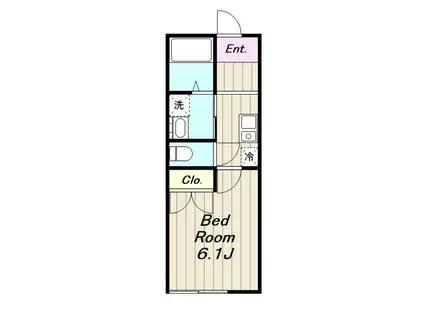 フォンス桜台(1K/3階)の間取り写真