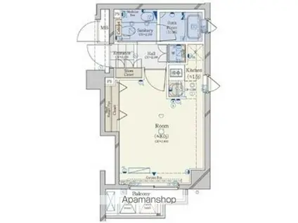 コンシェリアR四谷(ワンルーム/3階)の間取り写真