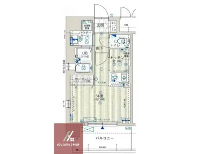 レオンコンフォート新梅田(ワンルーム/6階)の間取り写真