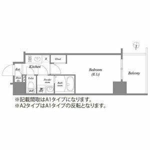 エスリード新栄マルス(1K/6階)の間取り写真
