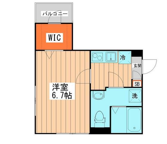 LIP SQUARE(1K/3階)の間取り写真