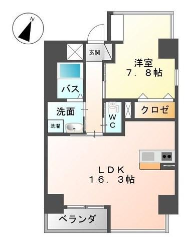 NOZT(1LDK/4階)の間取り写真